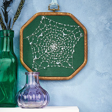 Cobweb embroidery