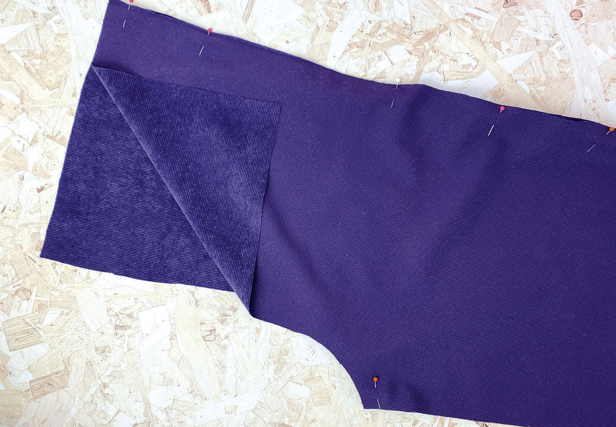 Culottes pattern step 6
