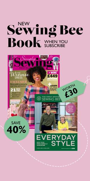 Simply Sewing subscriptions offer